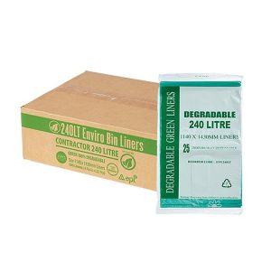 240L EPI Degradable Garbage Bags Green ENV240LT