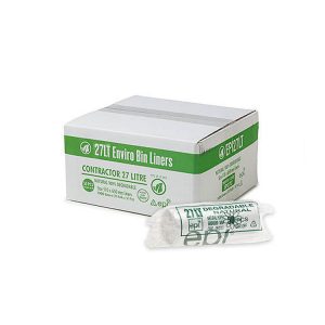 27L EPI Degradable Kitchen White garbage bags Medium Size