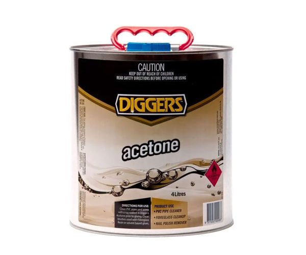 DIGGERS 4L Acetone Cleaning Solvent