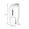 Dolphy Plaza Manual Soap-Sanitiser Dispenser 800ml White DSDR0053