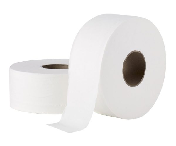 Livi Basics 2 Ply 300 Metre Jumbo Toilet Rolls X 8 Rolls