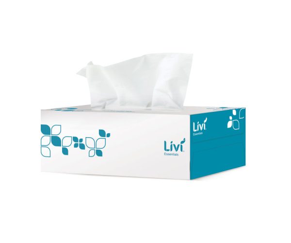 Livi Essentials Hypoallergenic Facial Tissues 2 Ply 200 Sheets X Qty 30 1302