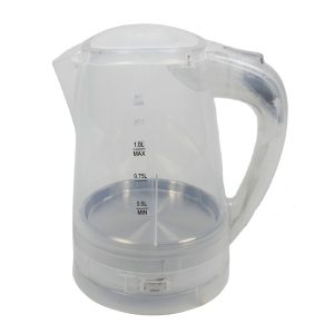 Transparent Clear Plastic Kettle 1Lt Prison Correctional Center Supplies