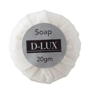 Accom Assist DLUX-S20P D-Lux Guest Soap Pleated Wrapped 500 x 15gm