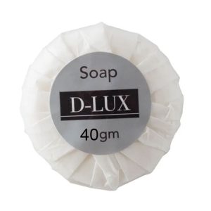 Accom Assist DLUX-S40P Bath Soap Pleat Wrap Qty 250 x 40g