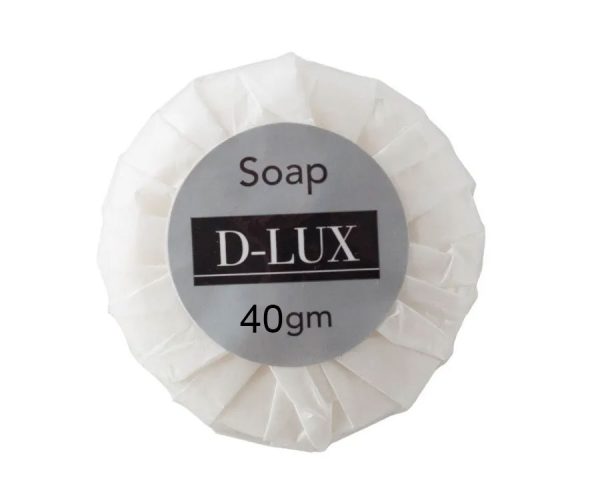 Accom Assist DLUX-S40P Bath Soap Pleat Wrap Qty 250 x 40g