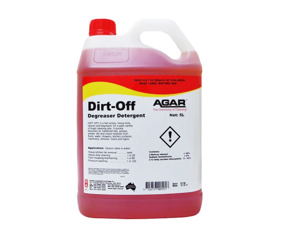 Agar Dirt Off 5L - Heavy Duty Detergent (DIR5)