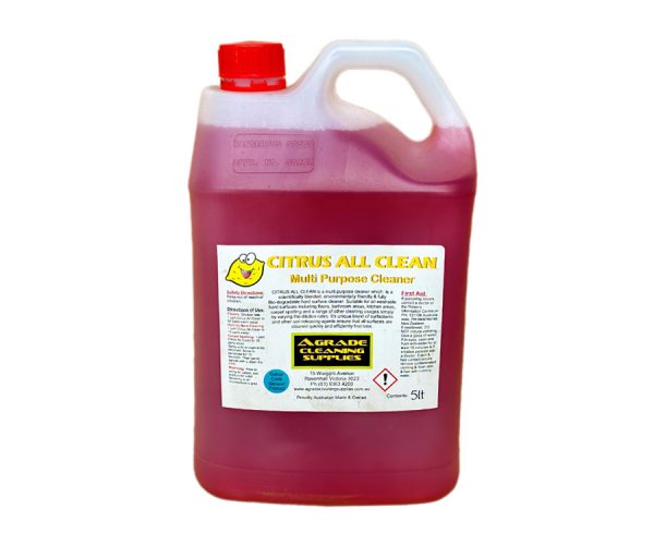 Agrade CITRUS ALL CLEAN Multi Purpose Cleaner 5Lt (CAC5)