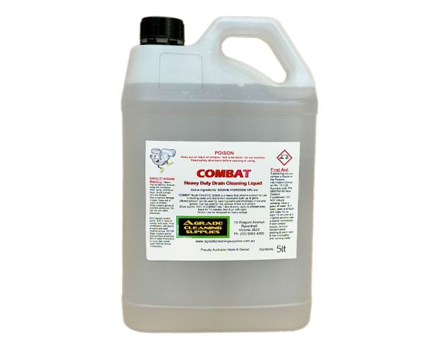 Agrade COMBAT Heavy Duty Drain Cleaning Liquid 5Lt (DC5)