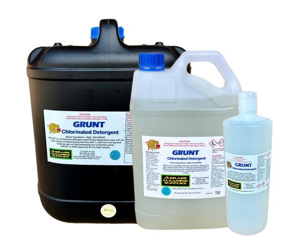 Agrade GRUNT Chlorinated Detergent 1Lt, 5Lt, 20Lt