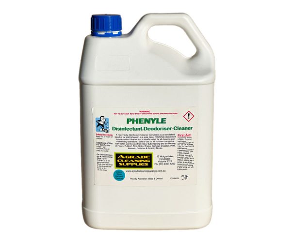 Agrade PHENYLE Heavy Duty Disinfectant, Deodoriser, Cleaner 5L (PHEN5)