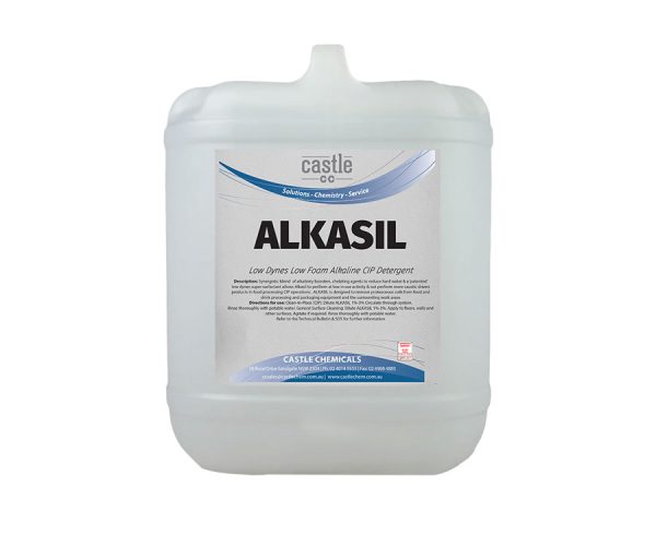 Alkasil High-Tech CIP Detergent Cleaner for Food, Dairy and Beverage processing Equipment 25L (20200-25)