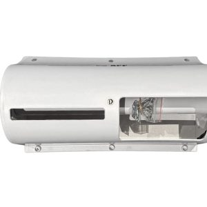 Two Toilet Paper Roll Dispenser, Key Lockable in White