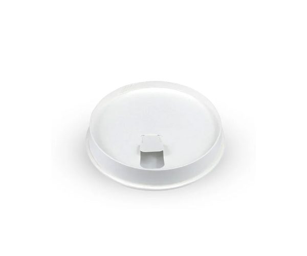 BioPak 80mm Small Paper Flat BioCup Lid Compostable Biodegradable Cup Lids (BCL-80C-PAPER-F)