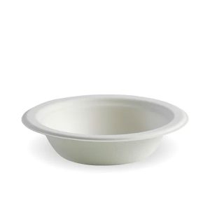 BioPak BioCane 470ml / 16oz White Plant Fibre BioBowl x 1000pc (B-BL-16)