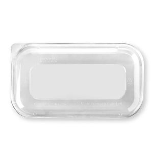 BioPak Biodegradable PLA TakeAway Lid for 1000ml Container x 500pc (B-LBL-PLA)