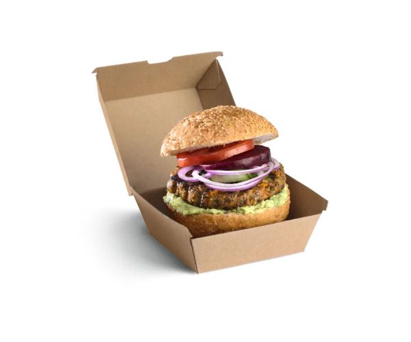 BioPak Burger BioBoard Box x 250pc (BB-BURGER BOX)