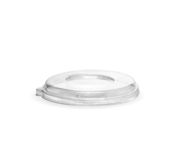 BioPak PLA Dome Lid to Suit 800ml Bawl x 400pc (B-BLL-PLA)