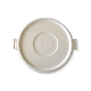 BioPak White Plant Fibre BioBowl Lid to Suit 800ml Bawl x 400pc (B-BLL-W)