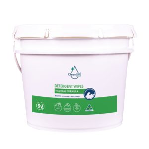 CleanLIFE Detergent Wipes Neutral Formula Tub 400 x Wipes (CLM00017)