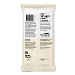 CleanLIFE Surface Vinegar Clean Wipes 100 ECO Cleaning Biodegradable Plastic Free Wipes CLS00105