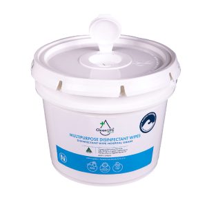 CleanLIFE Hospital Grade - Multipurpose Disinfectant Medical Wipes Tub 400 x Wipes (CLM00026)