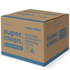 CleanLIFE Super Clean Dry Roll Biodegradable Wipes, Large XXL Compostable Wipes CLS00119