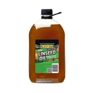 DIGGERS 4L Raw Linseed Timber Oil 16406-4DIG
