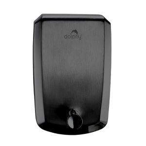 Dolphy 1000ml Stainless Steel Liquid Soap Dispenser Black DSDR0037-BL