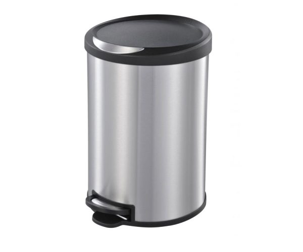 Edco Stainless Steel Pedal Garbage Waste Bin 20L (19367)