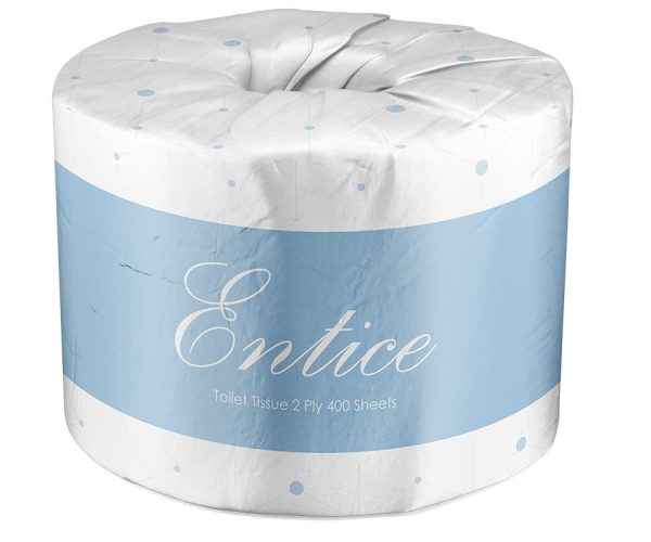 Entice Toilet Tissue Rolls 400 Sheets - Toilet Paper (000400)