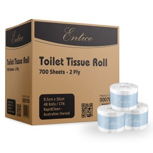 Entice Toilet Tissue Rolls 700 Sheets - Toilet Paper (000700)