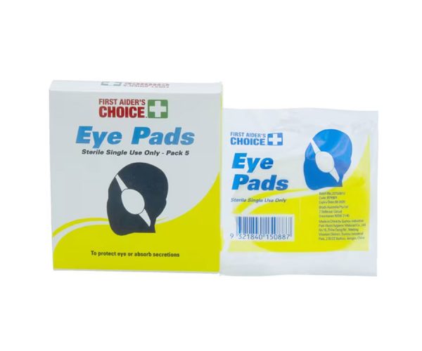 First Aiders Choice Eye Pads 5 Pack (871921)