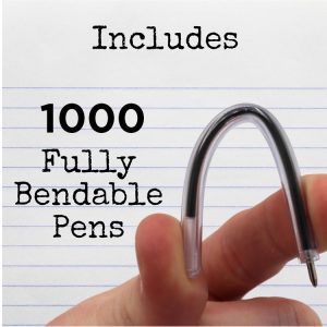 Bendable Pens 1000 Pack