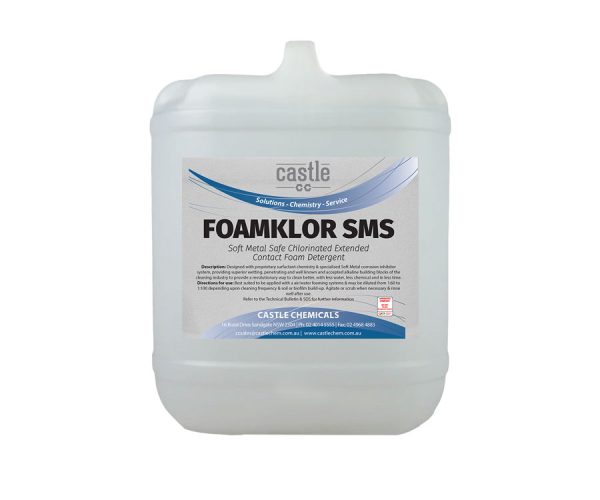 Foamklor SMS Soft Metal Safe Chlorinated Foaming Alkaline Detergent 15L (29115-15)