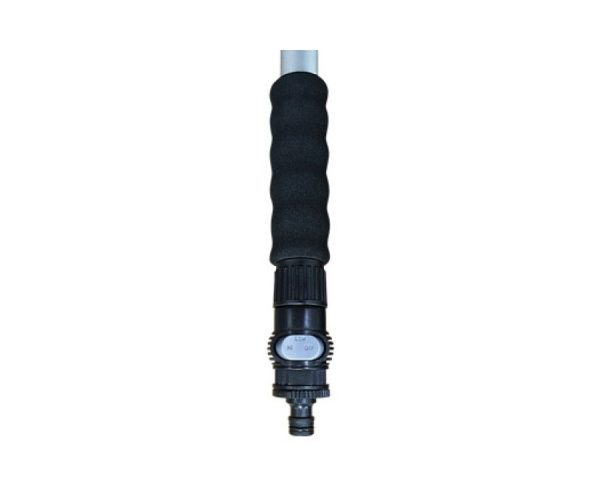 Heavy Duty Water Flow Through Aluminium Telescopic Wash Pole with Hi-Low Off Valve Anodised 2.5M RT227-2.5M