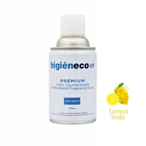 Higieneco Lemon Soda Aerosol Air Freshener Automatic Fragrance Refill Can 300mL (07735)