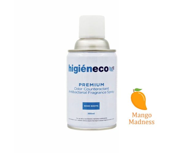 Higieneco Mango Aerosol Air Freshener Automatic Fragrance Refill Can 300mL (07732)