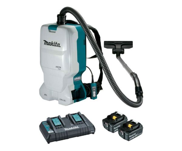 Makita 18Vx2 Brushless Backpack Vacuum Kit (DVC660G2X1)