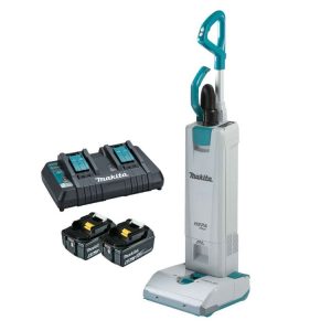 Makita 36V (18V x 2) Li-ion Cordless Brushless Upright Vacuum Cleaner Kit - Charger & 2x Batteries 6.0Ah (DVC560PG2)