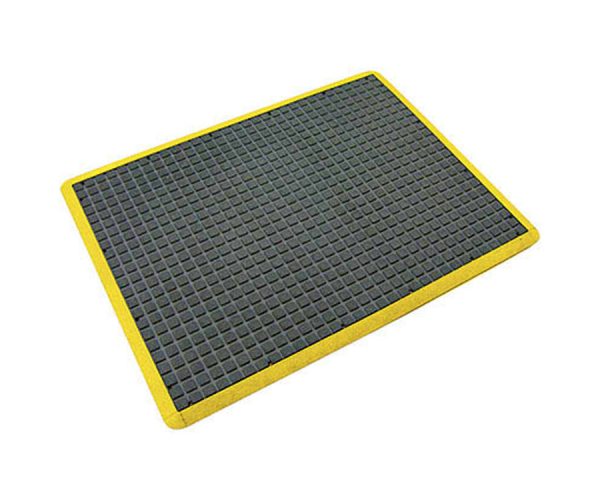 MATTEK Air Grid Mat - Black & Yellow Border 600 x 900mm (AG23YEL)