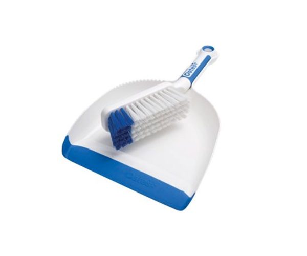 Oates Dustpan Set Brush Grip with Rubber Edge (B-40001)