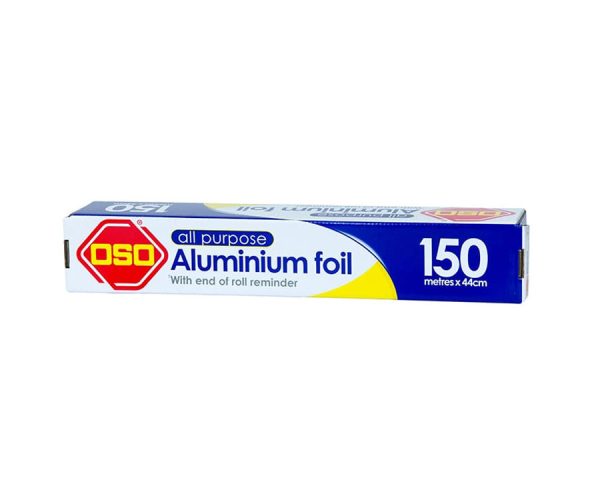 Oso All Purpose Aluminium Foil Roll 150m x 44cm (A3/1102)