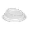 BioPak 6, 8, 10 & 12(80mm)oz Clear Small PLA BioCup Lid biodegradable Cup Lids - Qty 1,000