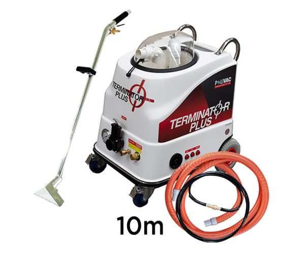 Polivac Terminator Plus Steam Carpet Cleaner 10m Hose & Wand (PPTERMPLUS10)