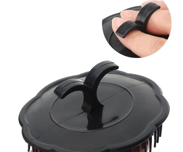 Shower Black Hair Round Comb for Women & Men