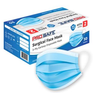 ProSafe Surgical Face Mask ASTM Level 2, Pack 50 FCMB105
