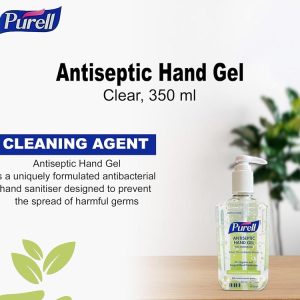 Purell Antiseptic Hand Gel 350ml Table Top Pump Bottle GJO3691-12