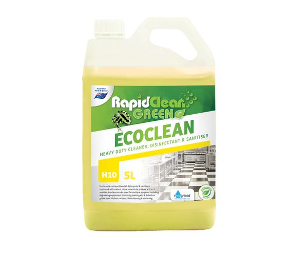 RapidClean Ecoclean – Heavy Duty Sanitiser 5L (140500)