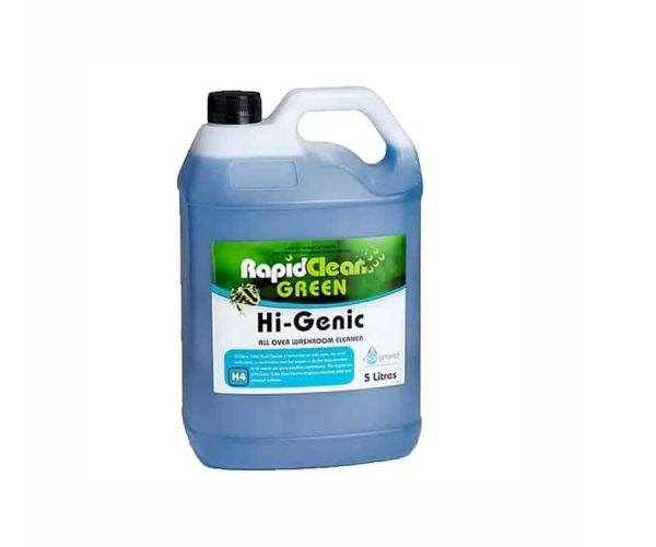 RapidClean Hi-Genic – Washroom Cleaner Toilet Cleaning Chemicals 5LT (140360)